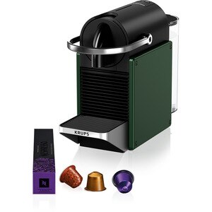 Espressor capsule NESPRESSO Pixie XN306310, 0.7l, 1260W, 19 bar, verde inchis-negru Espressor capsule NESPRESSO Pixie XN306310, 0.7l, 1260W, 19 bar, verde inchis-negru
