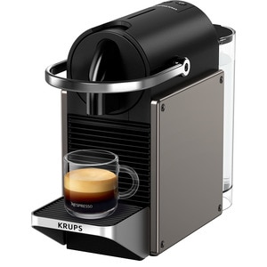 Espressor capsule NESPRESSO Pixie XN306T10, 0.7l, 1260W, 19 bar, titanium-negru Espressor capsule NESPRESSO Pixie XN306T10, 0.7l, 1260W, 19 bar, titanium-negru