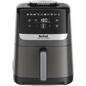 Friteuza cu aer cald TEFAL Easy Fry Silence EY551HE0, 1.5kg, 5l, 1670W, gri inchis-negru Friteuza cu aer cald TEFAL Easy Fry Silence EY551HE0, 1.5kg, 5l, 1670W, gri inchis-negru