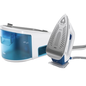 Statie de calcat BRAUN CareStyle 3 Pro IS3157BL, 2400W, 460g/min, 2l, talpa Eloxal, alb-albastru Statie de calcat BRAUN CareStyle 3 Pro IS3157BL, 2400W, 460g/min, 2l, talpa Eloxal, alb-albastru