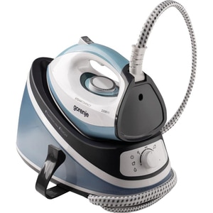 Statie de calcat GORENJE SGH2200LBC, 2200W, 100g/min, 2000ml, talpa ceramica, alb-albastru Statie de calcat GORENJE SGH2200LBC, 2200W, 100g/min, 2000ml, talpa ceramica, alb-albastru