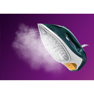 Fier de calcat PHILIPS Seria 7000 DST7031/70, 2800W, 250g/min, 300ml, talpa SteamGlide Plus, verde-alb Fier de calcat PHILIPS Seria 7000 DST7031/70, 2800W, 250g/min, 300ml, talpa SteamGlide Plus, verde-alb