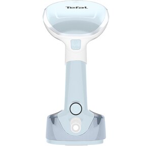 Aparat de calcat vertical TEFAL Access Steam Pocket DT3041E1, 1300W, talpa ceramica, alb-bleu Aparat de calcat vertical TEFAL Access Steam Pocket DT3041E1, 1300W, talpa ceramica, alb-bleu