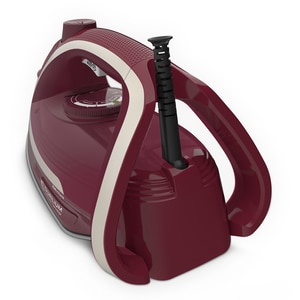 Fier de calcat TEFAL UltraGliss Plus FV6820E0, 2800W, 260g/min, 270ml, talpa Durilium AirGlide, visiniu-alb Fier de calcat TEFAL UltraGliss Plus FV6820E0, 2800W, 260g/min, 270ml, talpa Durilium AirGlide, visiniu-alb