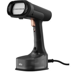 Aparat de calcat vertical cu abur BRAUN GS7077BK, 1600W, 35g/min, 250ml, talpa Dual FreeGlide 3D, negru Aparat de calcat vertical cu abur BRAUN GS7077BK, 1600W, 35g/min, 250ml, talpa Dual FreeGlide 3D, negru