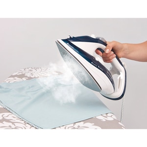 Fier de calcat GORENJE SIH2600BLC, 2600W, 95g/min, 350ml, talpa ceramica, albastru-alb Fier de calcat GORENJE SIH2600BLC, 2600W, 95g/min, 350ml, talpa ceramica, albastru-alb