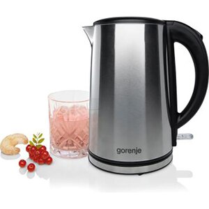 Fierbator apa GORENJE K15DWS, 1.5l, 2200W, argintiu-negru Fierbator apa GORENJE K15DWS, 1.5l, 2200W, argintiu-negru