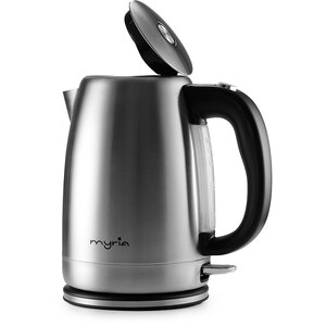 Fierbator apa MYRIA MY4431, 1.7l, 2200W, argintiu-negru Fierbator apa MYRIA MY4431, 1.7l, 2200W, argintiu-negru