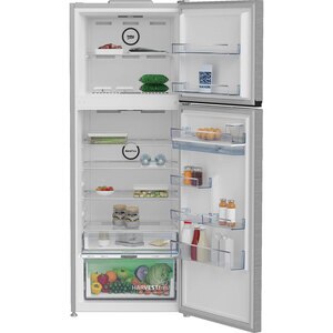 Frigider cu doua usi BEKO B5RDNE504LDXB, No Frost, 477 l, H 186.5 cm, Clasa E, Dozator apa, argintiu Frigider cu doua usi BEKO B5RDNE504LDXB, No Frost, 477 l, H 186.5 cm, Clasa E, Dozator apa, argintiu