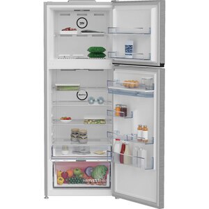 Frigider cu doua usi BEKO B5RDNE504LDXB, No Frost, 477 l, H 186.5 cm, Clasa E, Dozator apa, argintiu Frigider cu doua usi BEKO B5RDNE504LDXB, No Frost, 477 l, H 186.5 cm, Clasa E, Dozator apa, argintiu