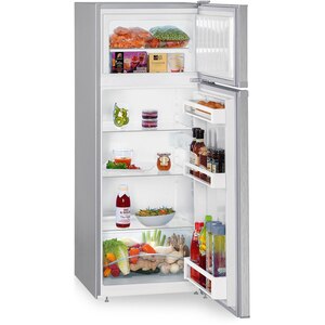 Frigider cu doua usi LIEBHERR CTPele231-26, SmartFrost, 234 l, H 140 cm, Clasa E, argintiu Frigider cu doua usi LIEBHERR CTPele231-26, SmartFrost, 234 l, H 140 cm, Clasa E, argintiu