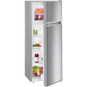 Frigider cu doua usi LIEBHERR CTPele231-26, SmartFrost, 234 l, H 140 cm, Clasa E, argintiu Frigider cu doua usi LIEBHERR CTPele231-26, SmartFrost, 234 l, H 140 cm, Clasa E, argintiu