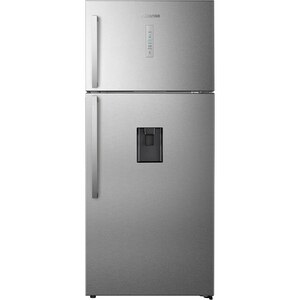 Frigider cu doua usi HISENSE RT728N4WCE1, No Frost, 553 l, H 185 cm, Clasa E, Dozator apa, argintiu Frigider cu doua usi HISENSE RT728N4WCE1, No Frost, 553 l, H 185 cm, Clasa E, Dozator apa, argintiu