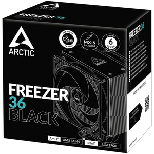 Cooler procesor ARCTIC COOLING Freezer 36 Black, 2 x 120mm, ACFRE00123A Cooler procesor ARCTIC COOLING Freezer 36 Black, 2 x 120mm, ACFRE00123A