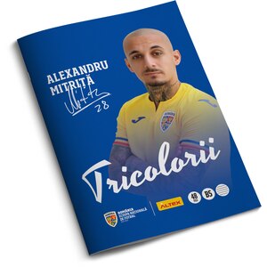 Pachet 6 Caiete B5 ECHIPA NATIONALA DE FOTBAL A ROMANIEI Tricolorii, 3 dictando + 3 matematica, 2+48 file, legatura capsata, multicolor Pachet 6 Caiete B5 ECHIPA NATIONALA DE FOTBAL A ROMANIEI Tricolorii, 3 dictando + 3 matematica, 2+48 file, legatura capsata, multicolor