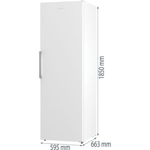 Frigider cu o usa GORENJE R619EEW5, 398 l, H 185 cm, Clasa E, alb Frigider cu o usa GORENJE R619EEW5, 398 l, H 185 cm, Clasa E, alb