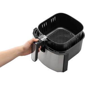 Friteuza cu aer cald HISENSE H06AFBS1S3, 5kg, 5l, 1700W, argintiu-negru Friteuza cu aer cald HISENSE H06AFBS1S3, 5kg, 5l, 1700W, argintiu-negru