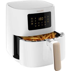 Friteuza cu aer cald PHILIPS Airfryer 5000 HD9255/30, 0.8kg, 4.1l, 1400W, alb-auriu Friteuza cu aer cald PHILIPS Airfryer 5000 HD9255/30, 0.8kg, 4.1l, 1400W, alb-auriu