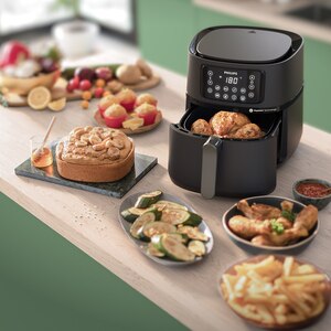 Friteuza cu aer cald PHILIPS Seria 5000 XXL HD9285/96, 1.4kg, 7.2l, 2000W, negru Friteuza cu aer cald PHILIPS Seria 5000 XXL HD9285/96, 1.4kg, 7.2l, 2000W, negru