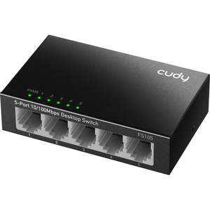 Switch CUDY FS105, 5 porturi, Fast Ethernet, negru Switch CUDY FS105, 5 porturi, Fast Ethernet, negru