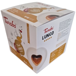 Capsule cafea TURABO Lungo, compatibile Dolce Gusto, 16 capsule, 96 g Capsule cafea TURABO Lungo, compatibile Dolce Gusto, 16 capsule, 96 g