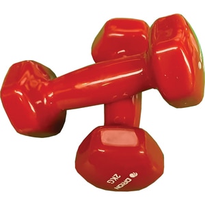 Gantera vinyl ORION VDB-03-2, 2kg, rosu Gantera vinyl ORION VDB-03-2, 2kg, rosu