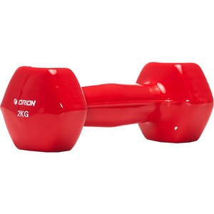 Gantera vinyl ORION VDB-03-2, 2kg, rosu Gantera vinyl ORION VDB-03-2, 2kg, rosu