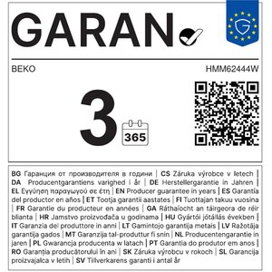 Mixer cu bol BEKO HMM62444W, 3l, 425W, 5 trepte viteza, alb-gri Mixer cu bol BEKO HMM62444W, 3l, 425W, 5 trepte viteza, alb-gri