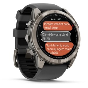 Smartwatch GARMIN Fenix 8 Pro, 51mm, AMOLED, Titan, LTE, Wi-Fi, GPS, Android/iOS, Graphite/Black Smartwatch GARMIN Fenix 8 Pro, 51mm, AMOLED, Titan, LTE, Wi-Fi, GPS, Android/iOS, Graphite/Black