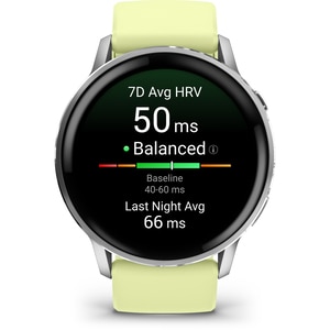 Smartwatch GARMIN Venu 4, 45mm, Wi-Fi, GPS, Android/iOS, silicon, Silver Citron Smartwatch GARMIN Venu 4, 45mm, Wi-Fi, GPS, Android/iOS, silicon, Silver Citron