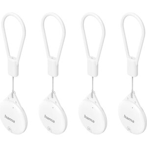 Set key finder HAMA 185815, Bluetooth, compatibil Apple, 4 pack, alb Set key finder HAMA 185815, Bluetooth, compatibil Apple, 4 pack, alb