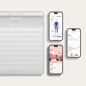 Cantar corporal Smart WITHINGS Body Scan Connected, Bluetooth, Wi-Fi, Alb Cantar corporal Smart WITHINGS Body Scan Connected, Bluetooth, Wi-Fi, Alb
