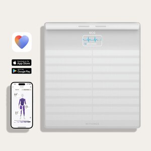 Cantar corporal Smart WITHINGS Body Scan Connected, Bluetooth, Wi-Fi, Alb Cantar corporal Smart WITHINGS Body Scan Connected, Bluetooth, Wi-Fi, Alb