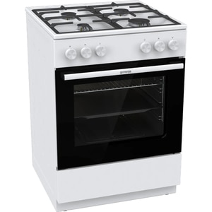 Aragaz GORENJE GG6A10WFFM, 4 arzatoare, Gaz, L 60 cm, alb Aragaz GORENJE GG6A10WFFM, 4 arzatoare, Gaz, L 60 cm, alb