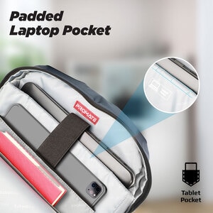 Rucsac laptop PROMATE LIMBER-BP, 15.6", albastru Rucsac laptop PROMATE LIMBER-BP, 15.6", albastru