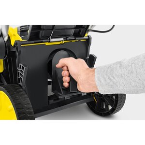 Masina de tuns iarba pe acumulator KARCHER LMO 18-36, Electrica, latime taiere 36 cm, cos 45L, galben Masina de tuns iarba pe acumulator KARCHER LMO 18-36, Electrica, latime taiere 36 cm, cos 45L, galben