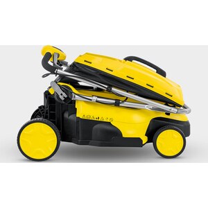 Masina de tuns iarba pe acumulator KARCHER LMO 18-36, Electrica, latime taiere 36 cm, cos 45L, galben Masina de tuns iarba pe acumulator KARCHER LMO 18-36, Electrica, latime taiere 36 cm, cos 45L, galben