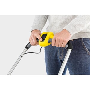 Masina de tuns iarba pe acumulator KARCHER LMO 18-36, Electrica, latime taiere 36 cm, cos 45L, galben Masina de tuns iarba pe acumulator KARCHER LMO 18-36, Electrica, latime taiere 36 cm, cos 45L, galben