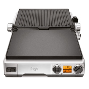 Gratar electric 2in1 SAGE GR820, 2400W, argintiu-negru Gratar electric 2in1 SAGE GR820, 2400W, argintiu-negru