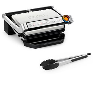 Gratar electric TEFAL OptiGrill+ GC718D10, 2000W, 6 programe automate, argintiu-negru Gratar electric TEFAL OptiGrill+ GC718D10, 2000W, 6 programe automate, argintiu-negru