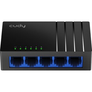 Switch CUDY GS105D, 5 porturi, Gigabit, negru Switch CUDY GS105D, 5 porturi, Gigabit, negru
