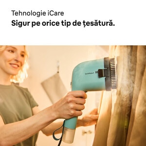 Aparat de calcat vertical BRAUN QuickStyle 3 GS3013GR, 1100W, 20g/min, 70ml, verde Aparat de calcat vertical BRAUN QuickStyle 3 GS3013GR, 1100W, 20g/min, 70ml, verde
