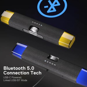 Soundbar PC REDRAGON Dora GS512, 2.0, 10W, Bluetooth, negru Soundbar PC REDRAGON Dora GS512, 2.0, 10W, Bluetooth, negru