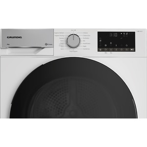 Uscator de rufe GRUNDIG GT55923 EU, Pompa de caldura, 9 kg, 15 programe, Clasa C, alb Uscator de rufe GRUNDIG GT55923 EU, Pompa de caldura, 9 kg, 15 programe, Clasa C, alb