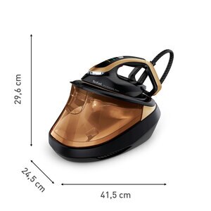 Statie de calcat TEFAL Pro Express Vision GV9823E1, 3000W, 800g/min, 1.2l, talpa Durilium AirGlide AutoClean, negru-maro Statie de calcat TEFAL Pro Express Vision GV9823E1, 3000W, 800g/min, 1.2l, talpa Durilium AirGlide AutoClean, negru-maro