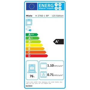 Cuptor incorporabil MIELE H 2766-1 BP 125 Edition, Electric, Autocuratare pirolitica, 76 l, Clasa A+, Wi-Fi, negru Cuptor incorporabil MIELE H 2766-1 BP 125 Edition, Electric, Autocuratare pirolitica, 76 l, Clasa A+, Wi-Fi, negru