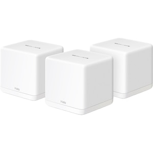 Sistem Wi-Fi Mesh MERCUSYS Halo H1500, Wi-Fi 6, Dual-Band 300 + 1201 Mbps, 3 buc, alb Sistem Wi-Fi Mesh MERCUSYS Halo H1500, Wi-Fi 6, Dual-Band 300 + 1201 Mbps, 3 buc, alb