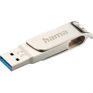 Memorie USB HAMA Rotate Pro 182489, 32GB, Type C - USB 3.2, argintiu Memorie USB HAMA Rotate Pro 182489, 32GB, Type C - USB 3.2, argintiu