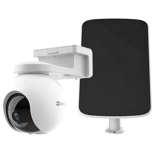 Camera IP Wireless EZVIZ HB8, 4K, IR 15 metri, Motion Detection, panou solar Type-C, baterie 10400mAh, alb Camera IP Wireless EZVIZ HB8, 4K, IR 15 metri, Motion Detection, panou solar Type-C, baterie 10400mAh, alb