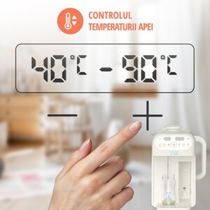 Aparat multifunctional inteligent preparare lapte EASYCARE BABY, 1700ml, alb Aparat multifunctional inteligent preparare lapte EASYCARE BABY, 1700ml, alb